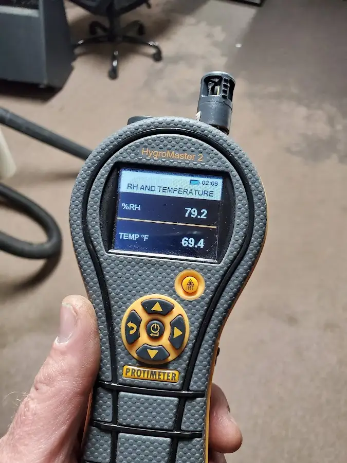 Moisture meter humidity assessment for Mold Remediation & Removal in Fitchburg